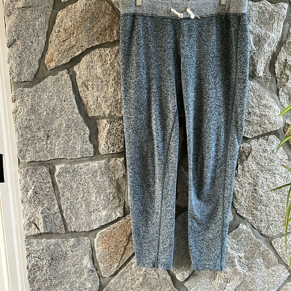 J. Crew Feathered Gray & White Drawstring Jogging Pant